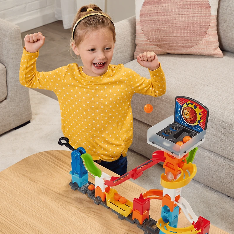 VTech® Marble Rush® 3-Point Launch Set™ with Mini Basketball Hoop - 4+ Yrs, VTECH MARBLE RUSH 3 POINT LAUNCH SET BIL