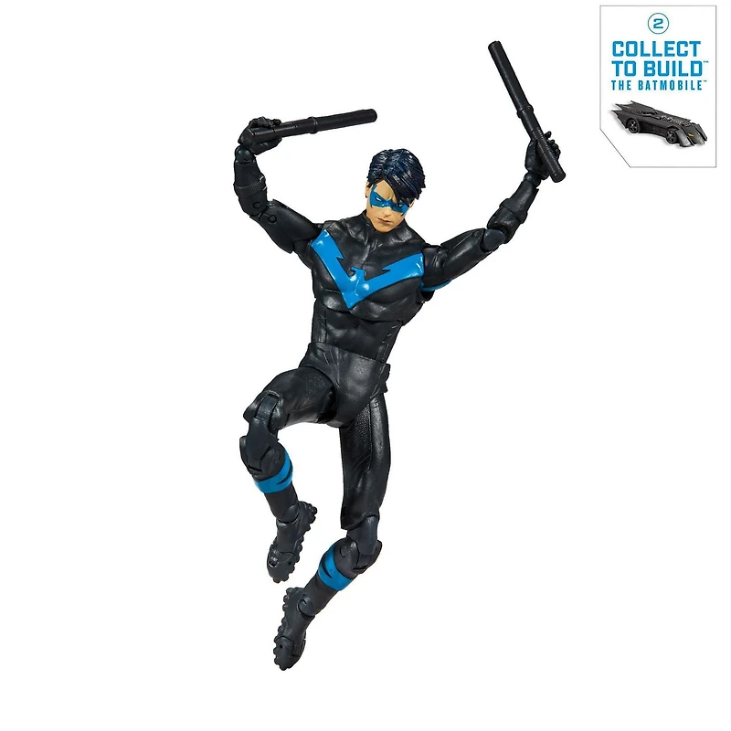 McFarlane Toys - DC Multiverse - Nightwing: Better than Batman with Build-A Batmobile Parts