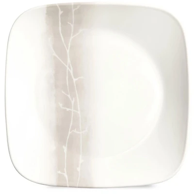 Corelle Wandering Grove 9" Square Glass Salad Plate, Corelle Wander Grove salad