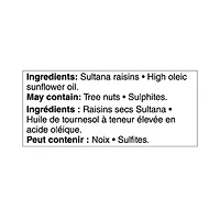 Great Value Seedless Sultana Raisins, 1.5 Kg