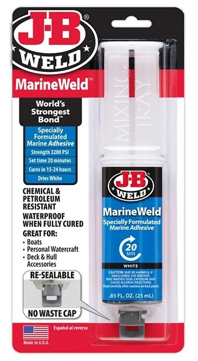 J-B Weld 50172CAN 25ml Marine Weld Epoxy White