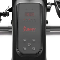 Sunny Health & Fitness Dual Function Smart Motorized Mini Bike Trainer, Under Desk Exercise Machine for Senior Training, Arm/Leg Cardio Cycle Workout, Free SunnyFit App Bluetooth Link-SF-B020029SMART