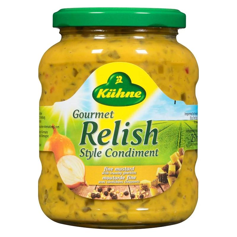 Kuhne Relish à la moutarde préparée - 250ml