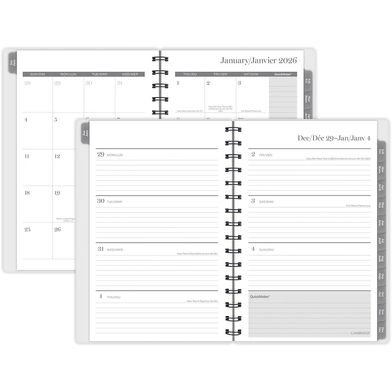 2026 Cambridge® Night Cat Small Weekly Planner