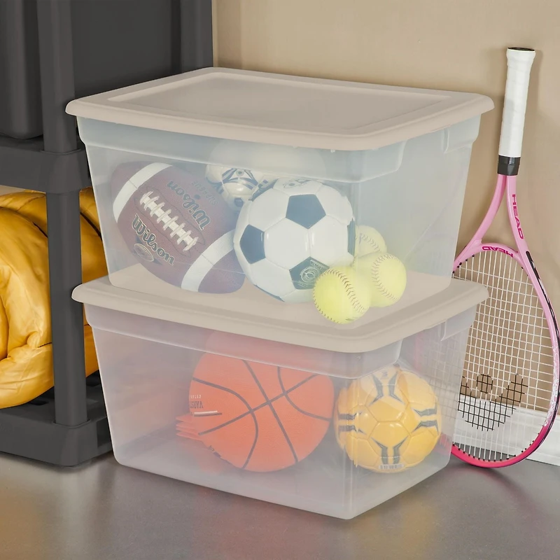 Sterilite 55L Storage Box - Bronze