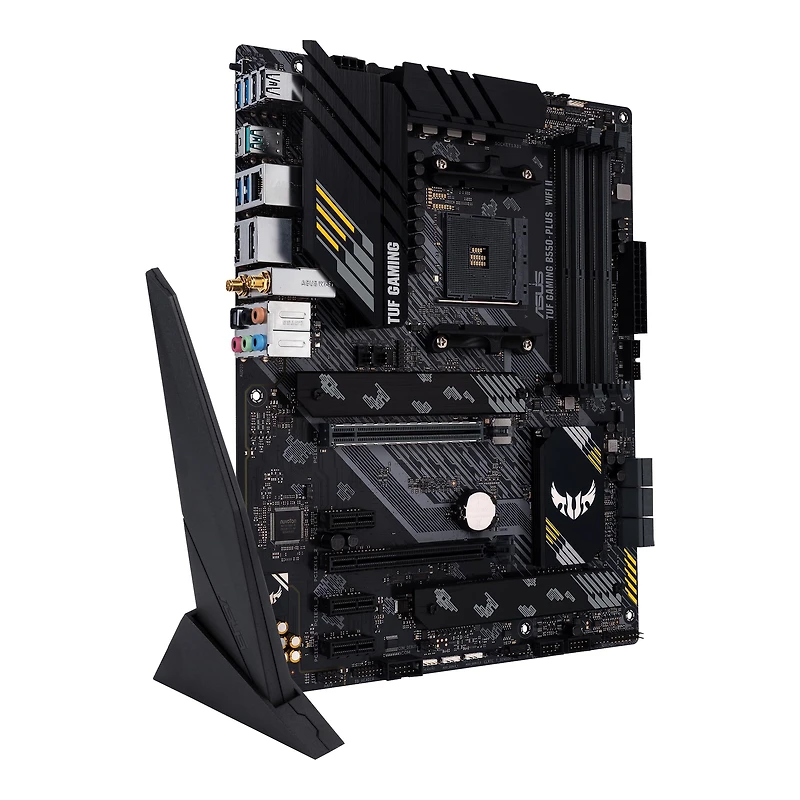 Carte mère ASUS TUF Gaming B550-PLUS WiFi II AMD AM4 ATX – PCIe 4.0, WiFi 6, LAN 2.5Gb, USB 3.2, RGB, Aura Sync