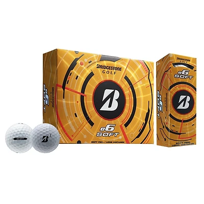Bridgestone Golf Balles E6 - Souple, Blanc,  Dz