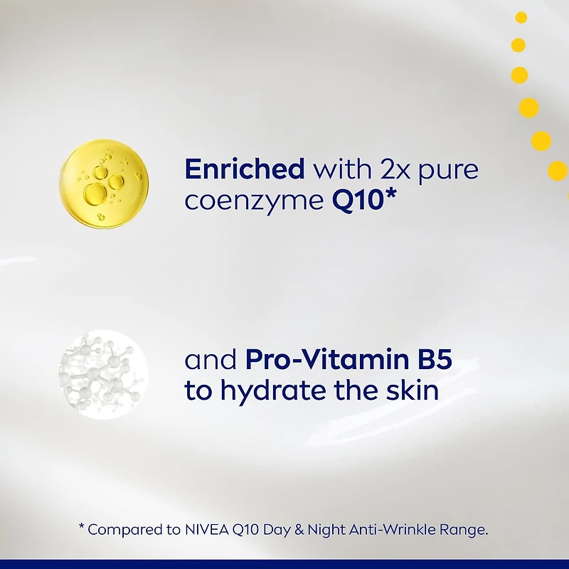 NIVEA Q10 Anti-Wrinkle Night Repair Ultra Serum Night Recovery | Anti-wrinkle night serum with pro-vitamin B5, 30 mL