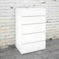 Commode 5 tiroirs Paris de Nexera, blanc
