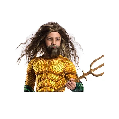 Ensemble Perruque et Barbe Aquaman and the Lost Kingdom Aquaman pour enfant