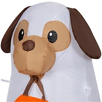 Airblown Beagle Dog in Ghost Costume