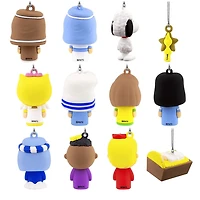 Ensemble de 12 mini décorations de Noël – Hallmark – Thème de la Nativité Peanuts – Calendrier de compte à rebours