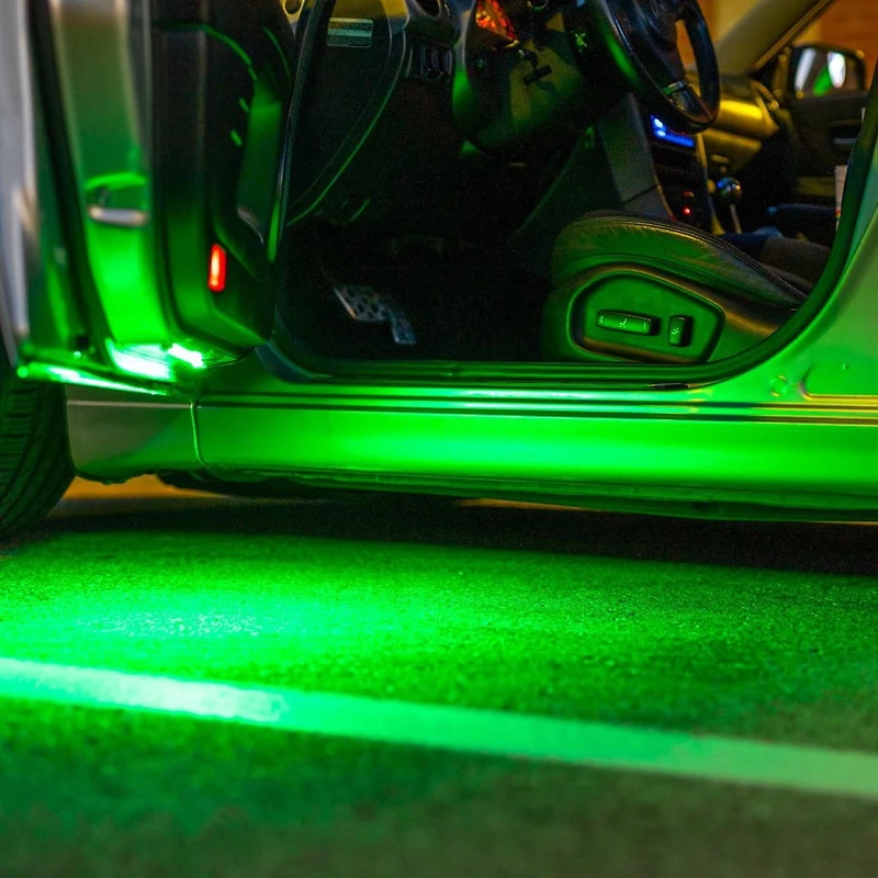 Ultra LED Light Interior & Exterior Strip Starter Kit, 2 x 12" Strips, 12V – Green