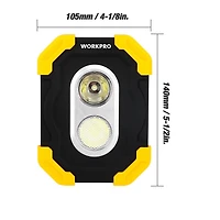 WorkPro 3 Piece Dual-beam Light With Headlamp Combo, 400 Lumens,3 piece set