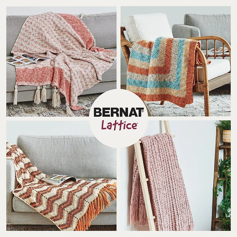 Bernat® Lattice™ #4 Worsted (Medium) Blend fil, 7.8oz/220g 389 Yards