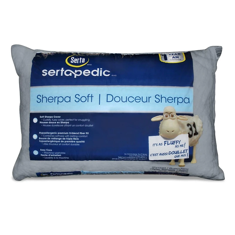 Serta Douceur Sherpa Oreiller