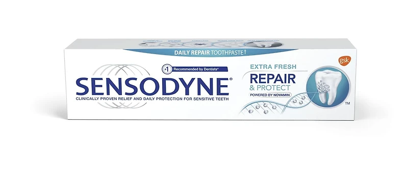 Dentifrice Sensodyne Répare & Protège 75 mL Extra-frais