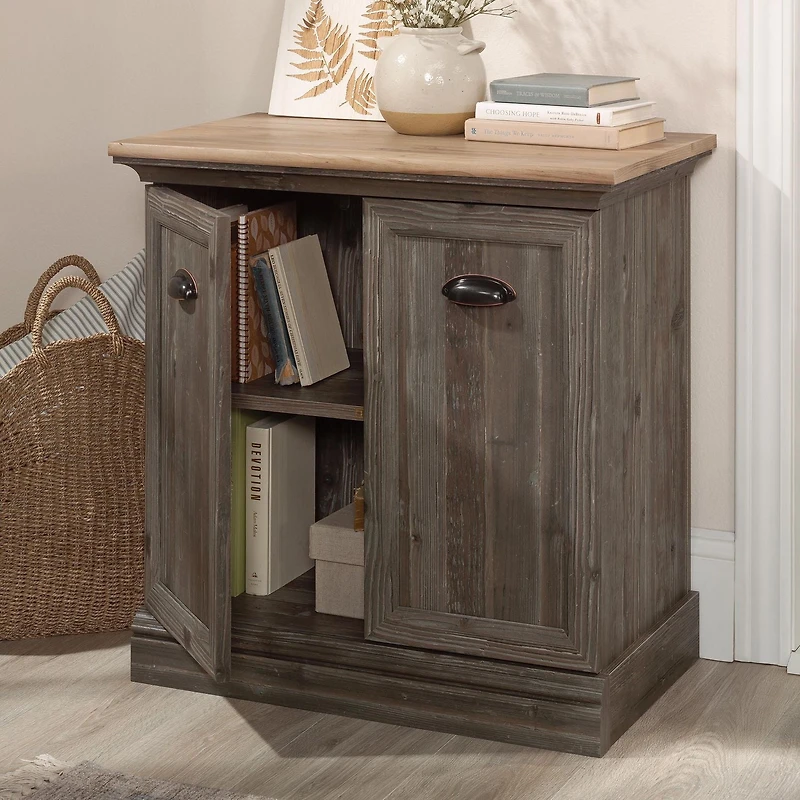 Sauder La Collection Sonnet Springs Meuble d’appoint, Finition Pebble Pine, 435766