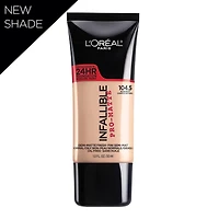 L'Oréal Paris Pro- Matte Foundation| Oil-Free, Lightweight, Longwear Face Makeup Up to 24hr| Classic Ivory, 30 ML