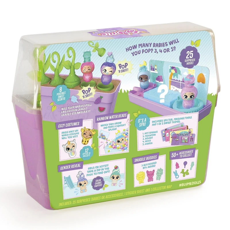Blume Baby Pop POP 'N' SNIFF – 25 NEW Surprises including Scented & Glitterized Babies