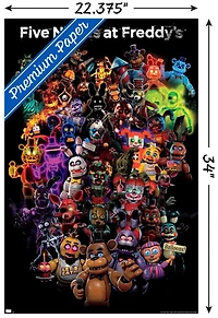 Five Nights at Freddy's: Special Delivery - Collage Wall Poster, 22.375" x 34"