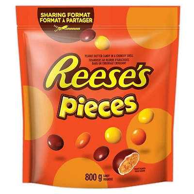 REESE'S PIECES Peanut Butter Candy, 800g