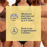 Nair Cire De Résine Allant Au Micro-Ondes Cire Divine Pour Les Jambes Et Le Corps Avec Fleur De Cerisier Japonais Et Huile De Son De Riz, 400g