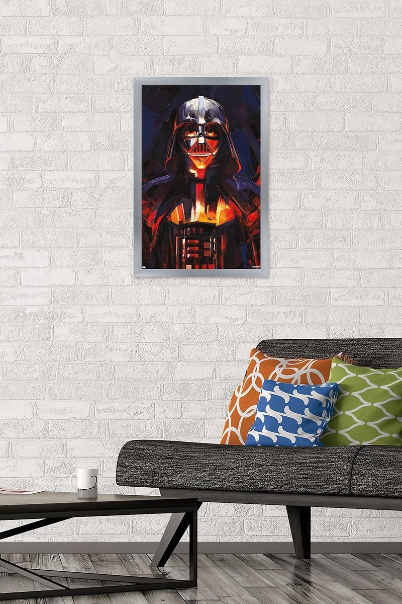 Star Wars: Obi-Wan Kenobi - Darth Vader Painting Wall Poster, 22.375" x 34"
