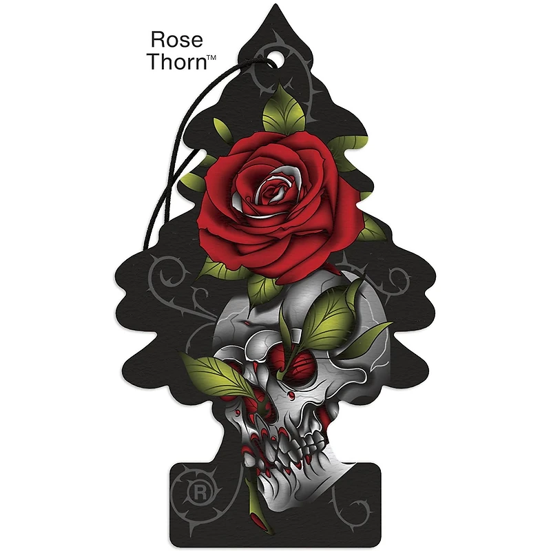 Assainisseur d'air LITTLE TREES Rose Thorn 6-Pack LT Rose Thorn, paquet de 6