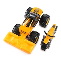 Monster Jam Grave Digger Monster Truck and Dirt Bike Vehicle 2-Pack, 1:64 Scale