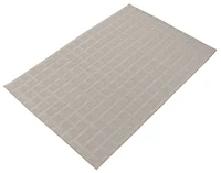 ECARPET Indoor/Outdoor for Balcony, Patio and Garden Villa Grey Rug