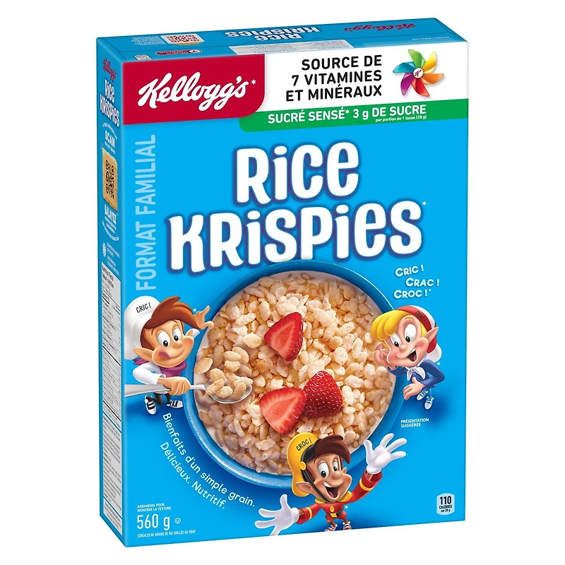 Céréales Kellogg's Rice Krispies originales 560 g (format familial) 560g