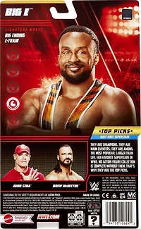 WWE Top Picks Big E Basic Action Figure, Posable Collectible with Life-like Detail (6-inch)