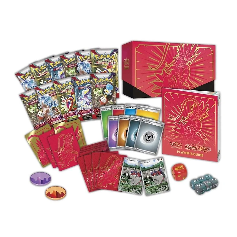 Pokemon Pokémon Boîte d'Entraînement d'Élite pour Jeux de Cartes à Collectionner Écarlate et Violet - Koraidon