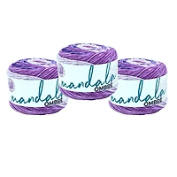 Fil Lion Brand Mandala® Ombre Fil #4 Poids Moyen/Pire 150g/315m 3-Paquet
