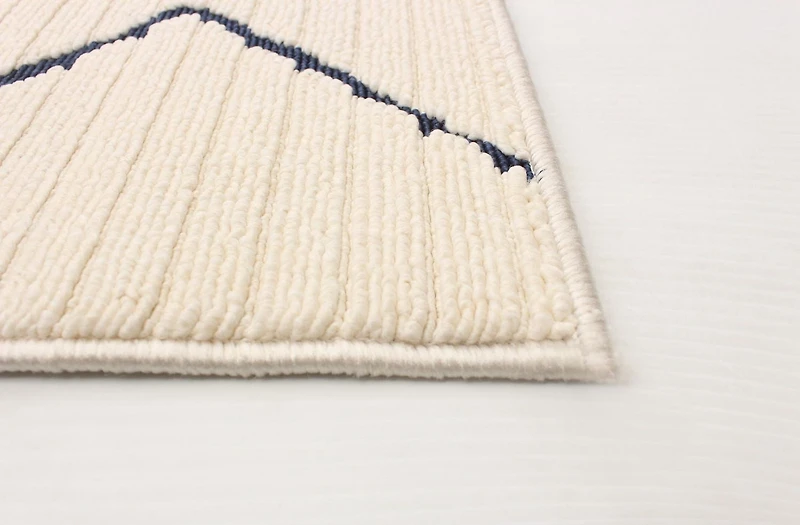 ECARPET Indoor/Outdoor for Balcony, Patio and Garden Raya Blue
