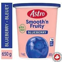 Yogourt à saveur de bleuets VelouFruits d'AstroMD