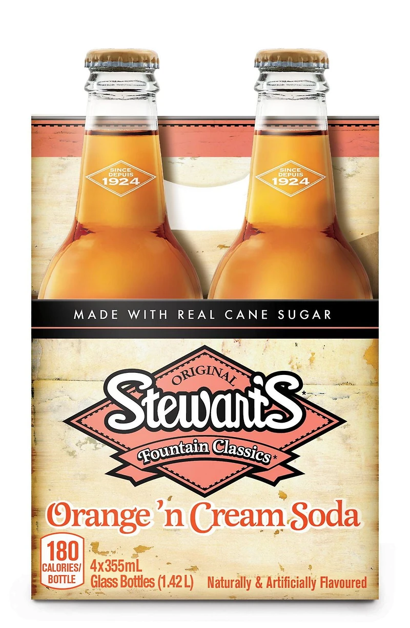 Original Stewart's Fountain Classics Soda mousse à l'orange