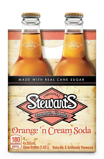 Original Stewart's Fountain Classics Soda mousse à l'orange