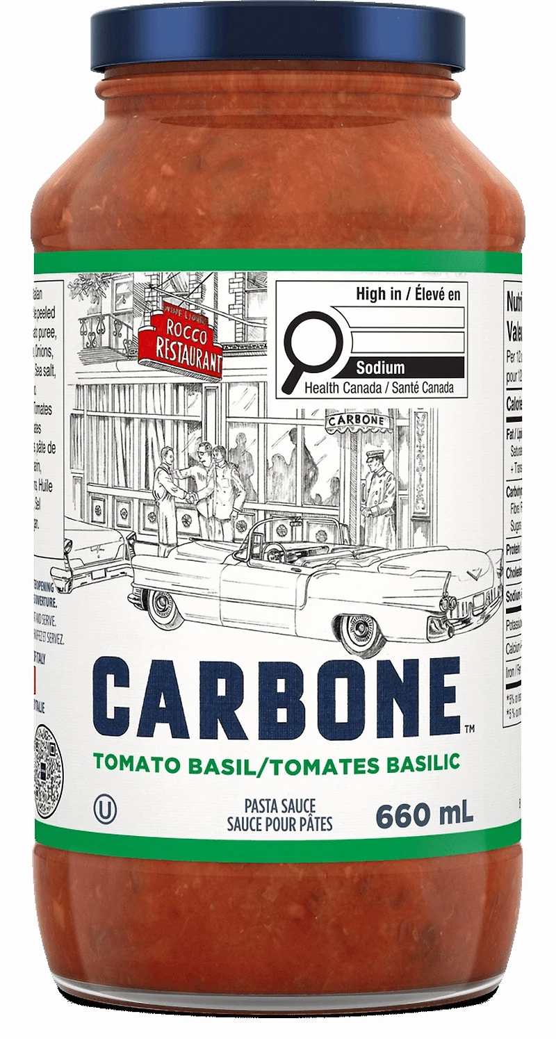 Carbone Tomato Basil Pasta Sauce