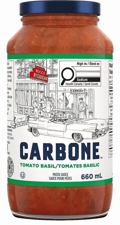 Carbone Tomato Basil Pasta Sauce