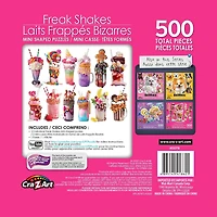 Cra-Z-Art 12 Mini Shaped Freak Shakes Puzzles 500pcs total