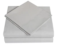 Ensemble de draps en microfibre doux et facile d'entretien Mainstays – Solide Tailles: 1 place, 2 places et grand lit