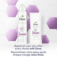 Antisudorifique en Vaporisateur à Sec Dove Soin Avancé Parfum Fini Clair, 107g Antisudorifique