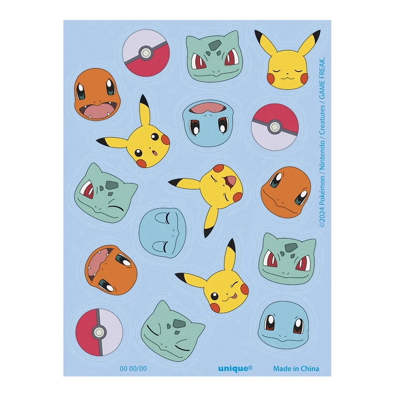 Pack de cadeaux assortis Pokémon 48 pièces