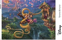 Puzzle en bois de 1000 pièces Ceaco Thomas Kinkade Tangled Up in Love pour adultes à partir de 14 ans
