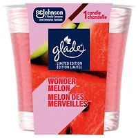 Glade® Scented Candle Air Freshener, Wonder Melon™, 1-Wick Candle