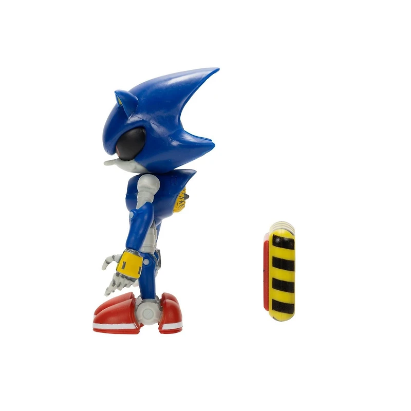 Figurine Sonic de 4 pouces – Metal Sonic avec piege a ressort