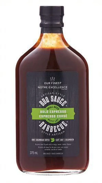 Our Finest Artisan Style Bold Espresso BBQ Sauce