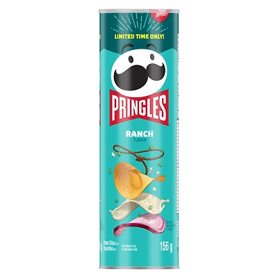 Croustilles Pringles Saveur Ranch 156 g